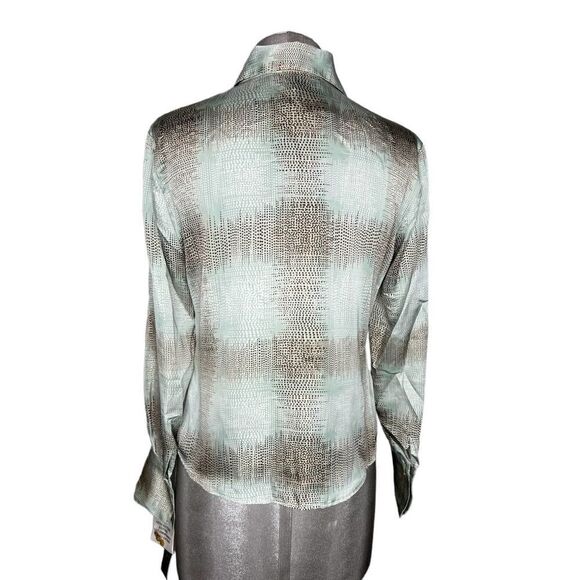 Kasper Sz 8P Petite Button Down Shirt - Picture 3 of 9